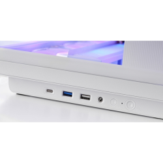 Boîtier tour ATX Mars Gaming MC-REV - Trois ventilateurs ARGB - Panneau latéral double en verre trempé - Double compartiment - 7