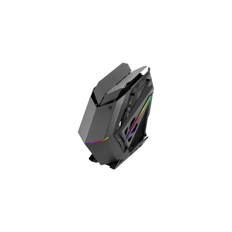 Boîtier tour ATX Mars Gaming MC-TITAN - Panneaux latéraux en verre trempé - Éclairage ARGB - Hub d'éclairage avec télécommande -