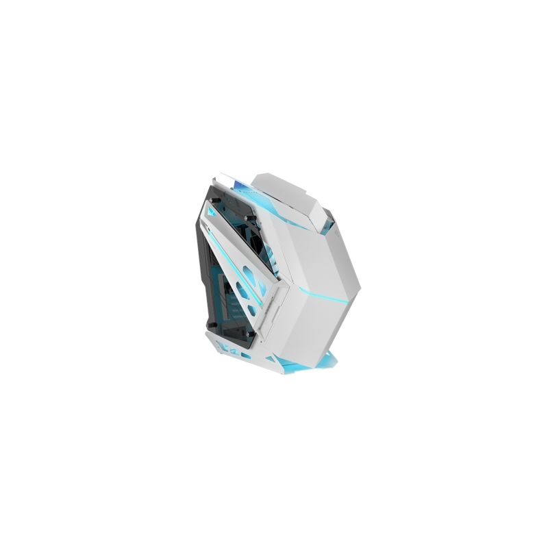 Boîtier tour ATX Mars Gaming MC-TITAN - Panneaux latéraux en verre trempé - Éclairage ARGB - Hub d'éclairage avec télécommande -