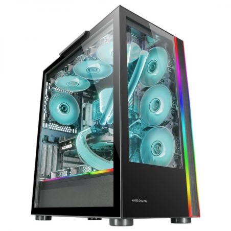 Mars Gaming MC-Ultra Torre Custom XXL - Verre Trempé - USB 3.0 - ARGB - Couleur Noir