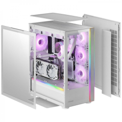 Boitier Gaming Mars Gaming MC-ULT CUSTOM - Double Verre Trempé - Support E-ATX - Capacité 9 Ventilateurs - Stockage XXL - Gestio
