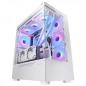 Mars Gaming MC-ULT CUSTOM Gaming Case - Verre Trempé Panoramique - Support E-ATX - Capacité pour 9 Ventilateurs - Double Caméra