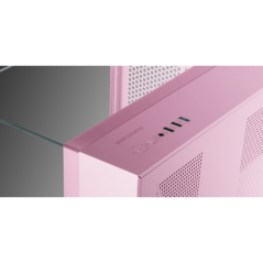 Boîtier tour ultra-compact Mars Gaming MC-VISIONM - Compatible refroidissement liquide jusqu'à 240 mm - Triple panneau en verre