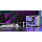 Boîtier tour ultra-compact Mars Gaming MC-VISIONM - Compatible refroidissement liquide jusqu'à 240 mm - Triple panneau en verre