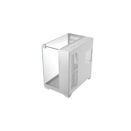 Boîtier tour ATX Mars Gaming MC-VISION - Compatible refroidissement liquide - Triple vitrage trempé - Double compartiment - 7 em