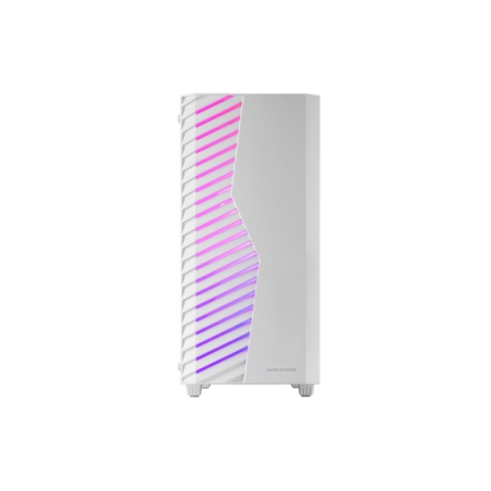 Boîtier tour ATX Mars Gaming MC-VOLT - Ventilateur ARGB 120 mm - Panneau latéral en verre trempé - Grille avant ARGB - 7 emplace