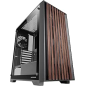 Boîtier tour ATX Mars Gaming MC-WOOD - Ventilateur FDB 120 mm - Panneau en verre trempé - Compatible refroidissement liquide jus