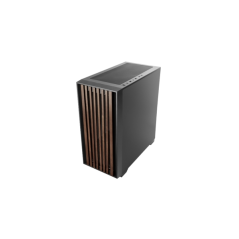 Boîtier tour ATX Mars Gaming MC-WOOD - Ventilateur FDB 120 mm - Panneau en verre trempé - Compatible refroidissement liquide jus