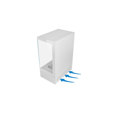 Boîtier tour ATX Mars Gaming MC-XO - Ventilateur arrière FRGB 120 mm - Refroidissement latéral - Double chambre - 7 emplacements