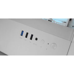 Boîtier tour ATX Mars Gaming MC-XO - Ventilateur arrière FRGB 120 mm - Refroidissement latéral - Double chambre - 7 emplacements