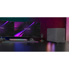 Boîtier tour ultra-compact Mars Gaming MC-XPRO - Compatible MicroATX/Mini-ITX - Grille de refroidissement à 360° - Ventilateur a