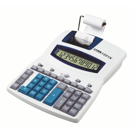 Ibico Calculatrice 1221xSmart Numbers 12 Chiffres Impression 2 Couleurs