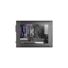 Boîtier tour ultra-compact Mars Gaming MC-XPS - Ventilateur arrière FRGB 120 mm - Compatible MicroATX/Mini-ITX - Grille de refro