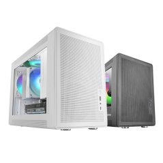 Boîtier mini-tour ultra-compact Mars Gaming MC-XPS - Ventilateur arrière FRGB 120 mm - Compatible MicroATX/Mini-ITX - Grille de