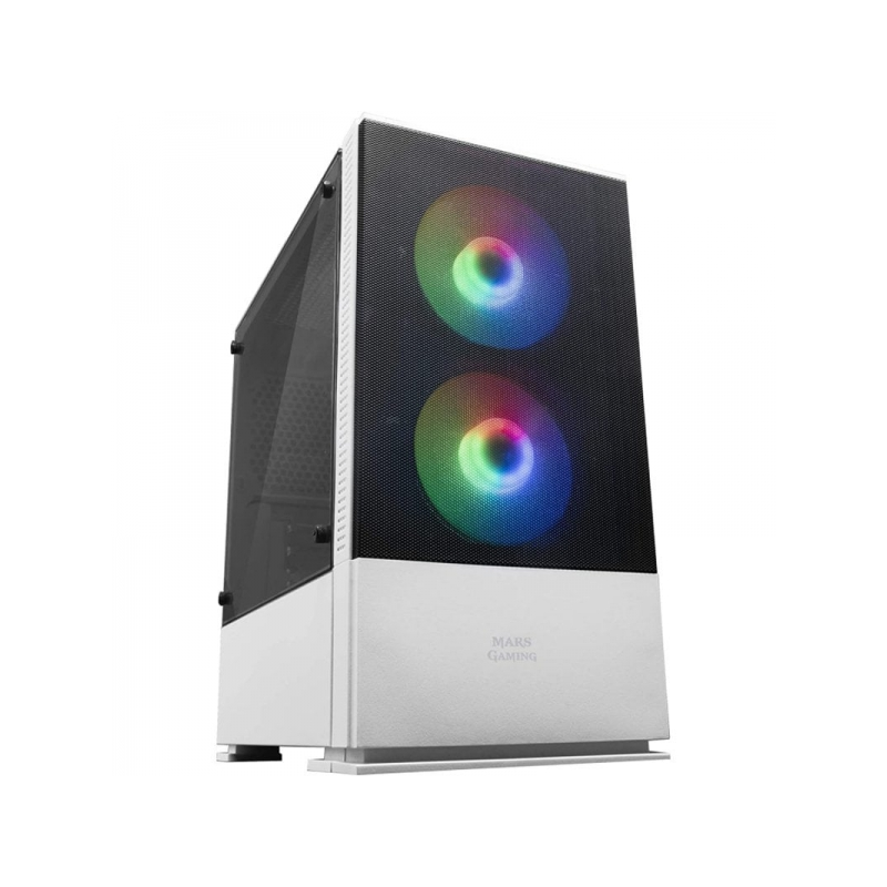 Tour de jeu Mars Gaming MCZ - Ventilation avancée - Éclairage RVB - Support de refroidissement liquide - Gestion efficace des câ