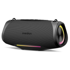 Enceinte Medion Life P61762 L 50 W - Bluetooth 5.3 - Mode diffusion - Résistante à l'eau - Jusqu'à 47 heures d'autonomie - Éclai