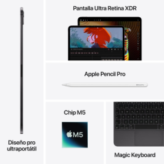 Apple iPad Pro 11 pouces - Puce M5 - 256 Go - Wi-Fi - Écran standard - Argent