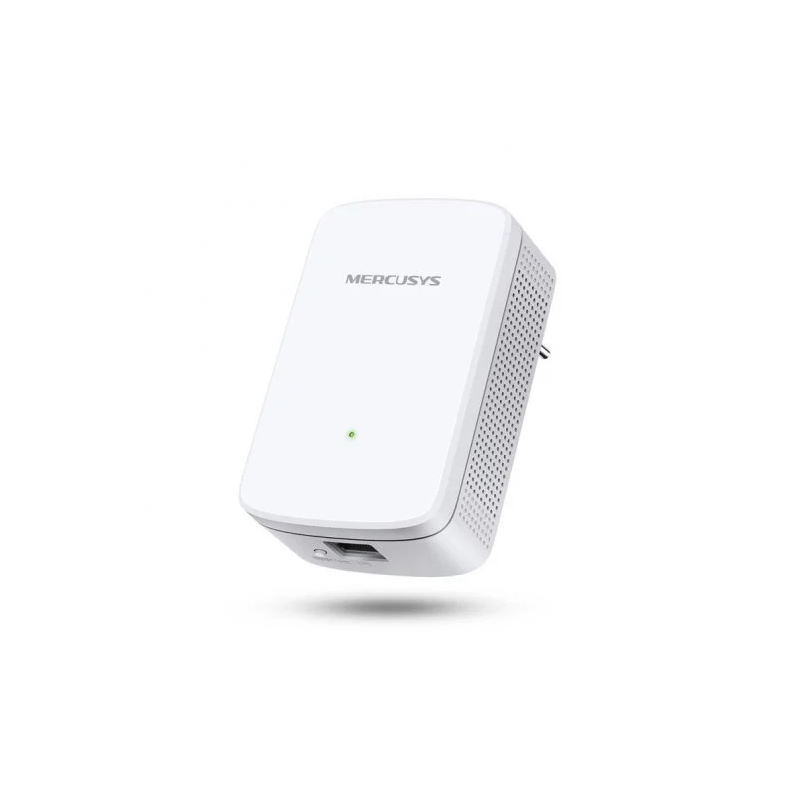Répéteur d'extension de réseau WiFi Mercusys - Jusqu'à 300 Mbps - 1x RJ-45, bouton WPS