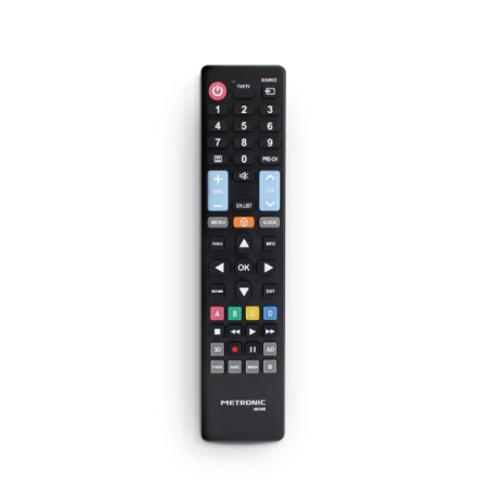 Télécommande Metronic compatible avec les téléviseurs Samsung - Noir