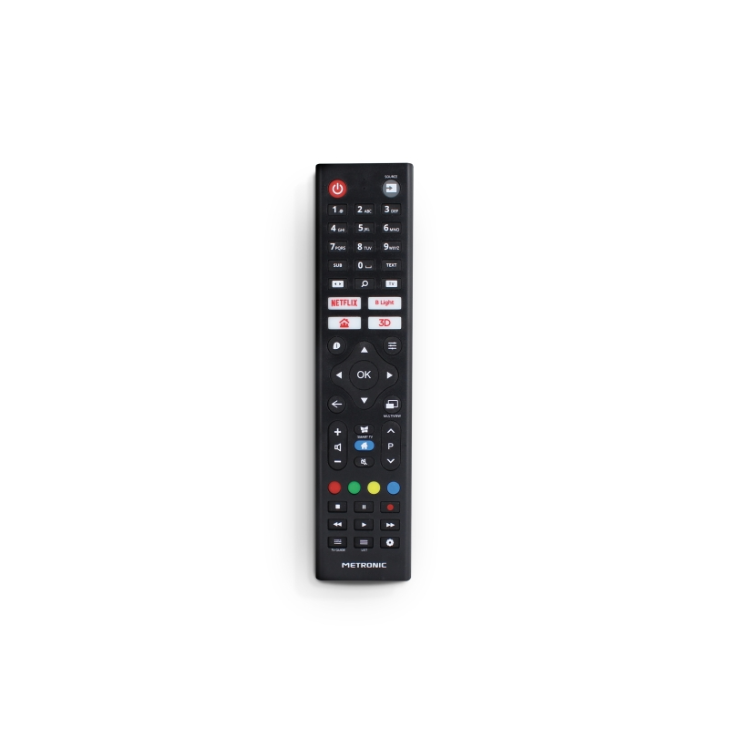 Télécommande Metronic compatible avec les téléviseurs Philips - Noir