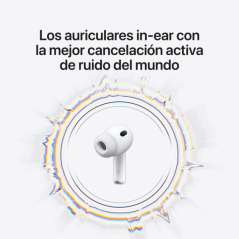 Écouteurs sans fil Apple AirPods Pro 3 (2025) : réduction de bruit active améliorée (x2), capteur de fréquence cardiaque intégré