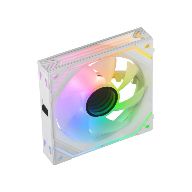 Mars Gaming MF-LINKFINITY Ventilateur PWM Modulaire - Éclairage Infinity Mirror 360° - Connexion Modulaire LINKFINITY - Contrôle