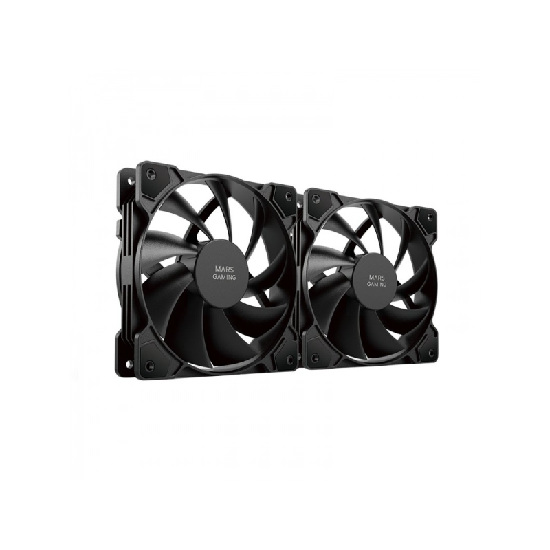 Ventilateur Mars Gaming MF-PWMX2 - Ventilation Supérieure - Silence Absolu - Technologie FDB - Articulations Anti-vibrations - S
