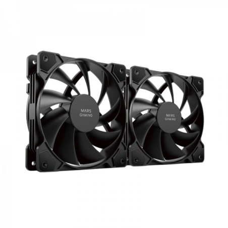 Ventilateur Mars Gaming MF-PWMX2 - Ventilation Supérieure - Silence Absolu - Technologie FDB - Articulations Anti-vibrations - S