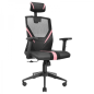 Chaise Gaming Mars Gaming MGC-ERGO - Ergonomie Totale - Support Lombaire et Cervical Ajustable - Inclinaison 90-160° - Base Renf