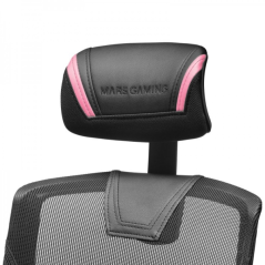 Chaise Gaming Mars Gaming MGC-ERGO - Ergonomie Totale - Support Lombaire et Cervical Ajustable - Inclinaison 90-160° - Base Renf