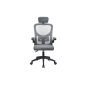 Chaise de bureau ergonomique Mars Gaming MGC-ERGOPLUS - Appui-tête, soutien lombaire et accoudoirs réglables - Maille respirante