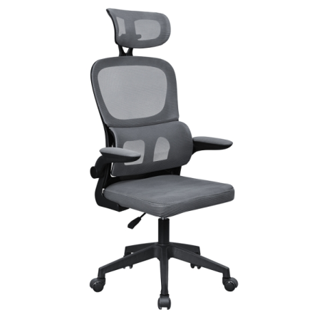 Chaise de bureau ergonomique Mars Gaming MGC-ERGOPRO - Appui-tête, soutien lombaire et accoudoirs réglables - Maille respirante