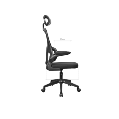 Chaise de bureau ergonomique Mars Gaming MGC-ERGOPRO - Appui-tête, soutien lombaire et accoudoirs réglables - Maille respirante