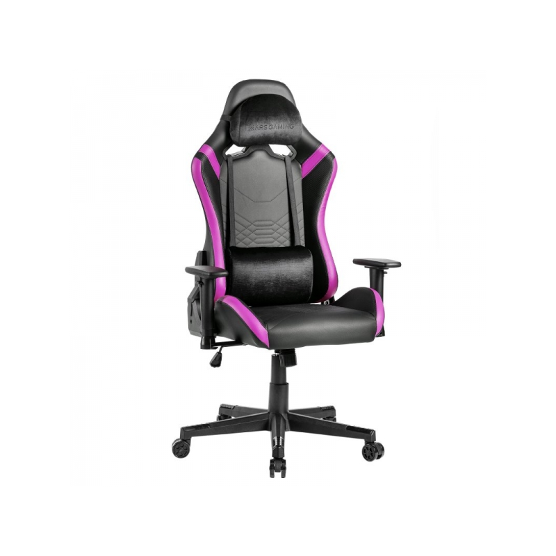 Chaise de jeu Mars Gaming MGC-PRO - Cuir PU - Coussins doux au toucher - Accoudoirs 2D - Dossier inclinable à 135º - Supporte 15