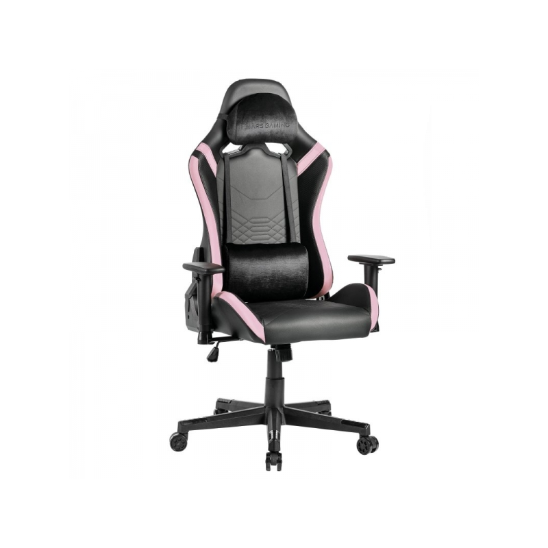 Chaise de jeu Mars Gaming MGC-PRO - Cuir PU - Coussins doux au toucher - Accoudoirs 2D - Dossier inclinable à 135º - Base en aci