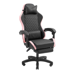 Chaise de jeu ergonomique Mars Gaming MGC-X - Repose-pieds extensible - Coussins lombaires et cervicaux - 660 x 540 x 1250 mm -