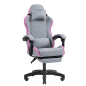 Chaise de jeu ergonomique Mars Gaming MGC-X en tissu respirant - Repose-pieds extensible - Coussins lombaires et cervicaux - 660