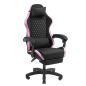 Chaise de jeu ergonomique Mars Gaming MGC-X en tissu respirant - Repose-pieds extensible - Coussins lombaires et cervicaux - 660