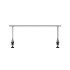 Support de moniteur surélevé Mars Gaming MGDS - Installation rapide - Compatible avec les bureaux jusqu'à 33 mm d'épaisseur - Ch