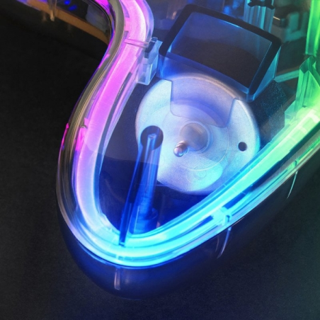 Manette de jeu professionnelle Mars Gaming MGP-C - Éclairage NEON RGB - Double vibration haptique - Compatibilité multiplateform