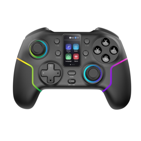 Manette sans fil Mars Gaming MGP-V3 - Bluetooth - Jusqu'à 9 heures d'autonomie - Prise jack 3,5 mm - Éclairage RGB - Batterie 10