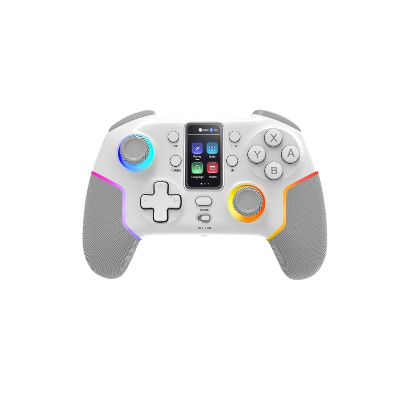 Manette sans fil Mars Gaming MGP-V3 - Bluetooth - Jusqu'à 9 heures d'autonomie - Prise jack 3,5 mm - Éclairage RGB - Batterie 10