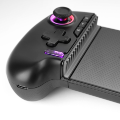 Manette de jeu multiplateforme Mars Gaming MGPXPRO - Bluetooth - Jusqu'à 10 heures d'autonomie - Double vibration - Batterie 100