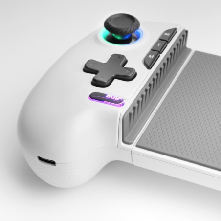 Manette de jeu multiplateforme Mars Gaming MGPXPRO - Bluetooth - Jusqu'à 10 heures d'autonomie - Double vibration - Batterie 100