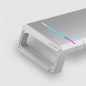 Support pour Moniteur Mars Gaming MGS-ONE - Eclairage CHROMA RGB - Taille Ajustable - Ergonomie optimale - Connecteur USB 2.0 -