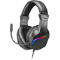 Casque ultraléger Mars Gaming MH122 avec éclairage arc-en-ciel FRGB - Son spatial Hi-Fi ultra-basse - Conception ergonomique - S