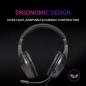 Casque ultraléger Mars Gaming MH122 avec éclairage arc-en-ciel FRGB - Son spatial Hi-Fi ultra-basse - Conception ergonomique - S
