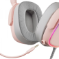Casque de jeu Mars Gaming MHAX - Éclairage à flux RVB - Pilotes Hi-Fi 53 mm - Microphone amovible - Coussinets AIR - Compatible
