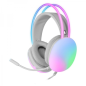 Casque Mars Gaming MH-GLOW - Son Surround - Éclairage RVB CHROMA 360º - Pilotes Hi-Fi Ultra-Bass 3D - Compatibilité Universelle
