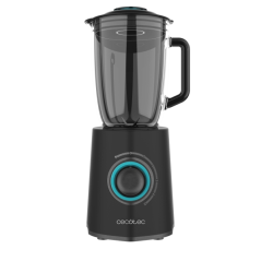 Blender Cecotec Power Black Titanium 2300MAX Mix Go - 2300 W - Bol de 1,5 L - 6 lames en titane - 5 vitesses - Fonction turbo